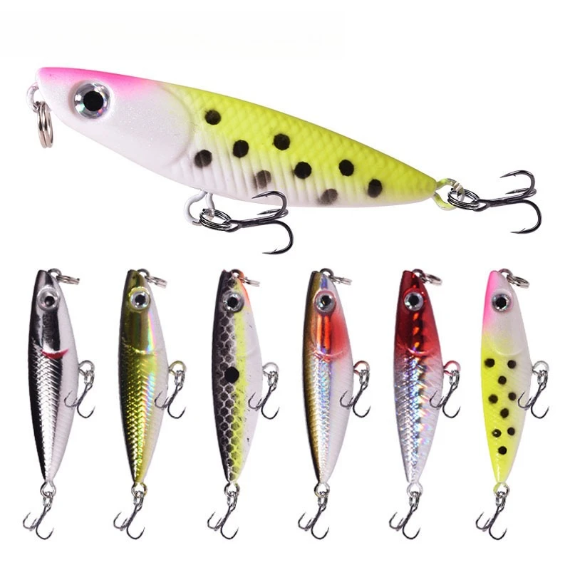 1 Uds 45mm/1,9g nuevo Topwater superficie de lápiz señuelo de pesca caminar el perro cebo duro Artificial de agua salada lubina aparejos de caminante de plástico