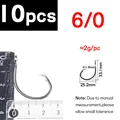 10pcs size 6-0
