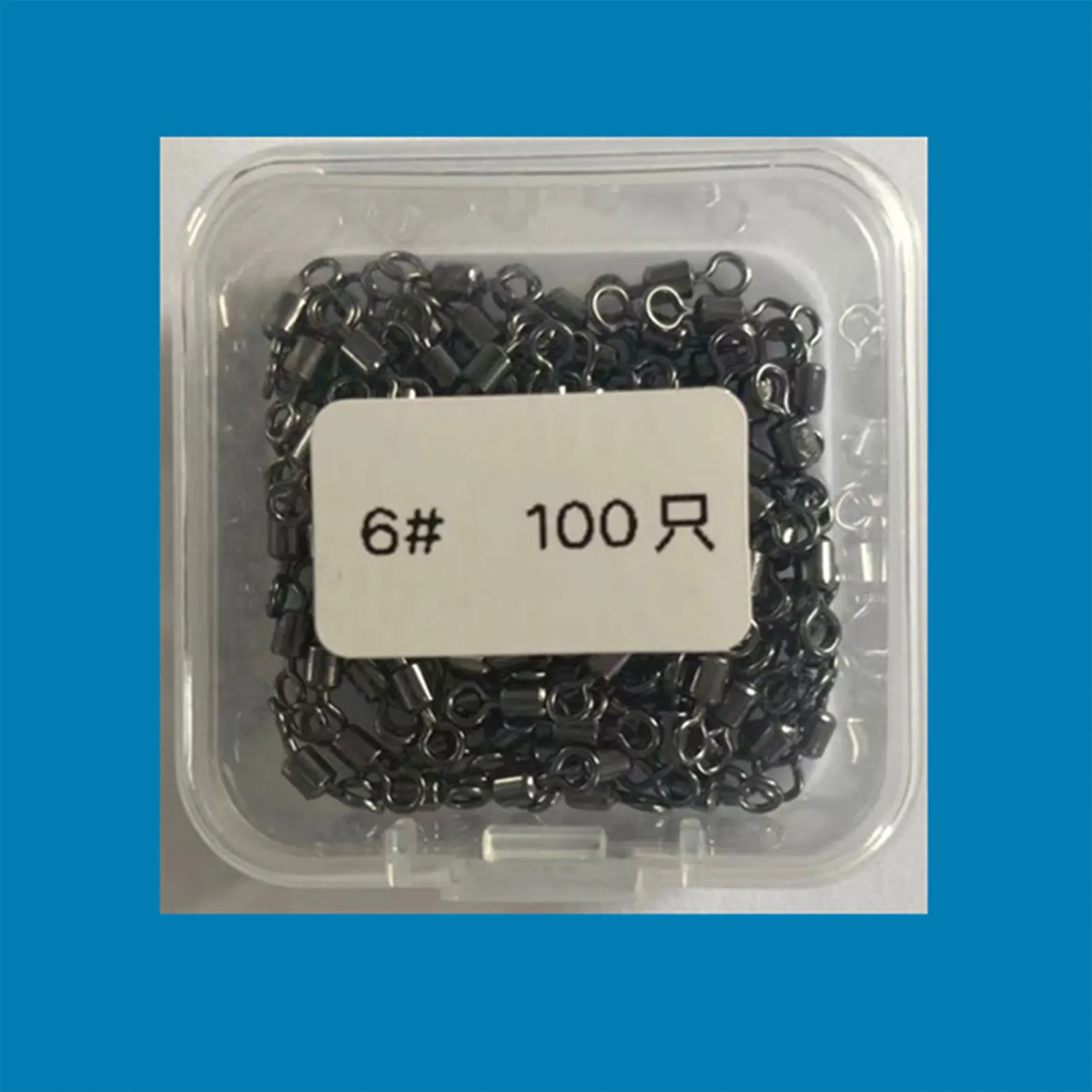 Carretes giratorios de pesca resistentes, barril giratorio de alta velocidad, accesorios de pesca al aire libre, 100 piezas - imagen 2