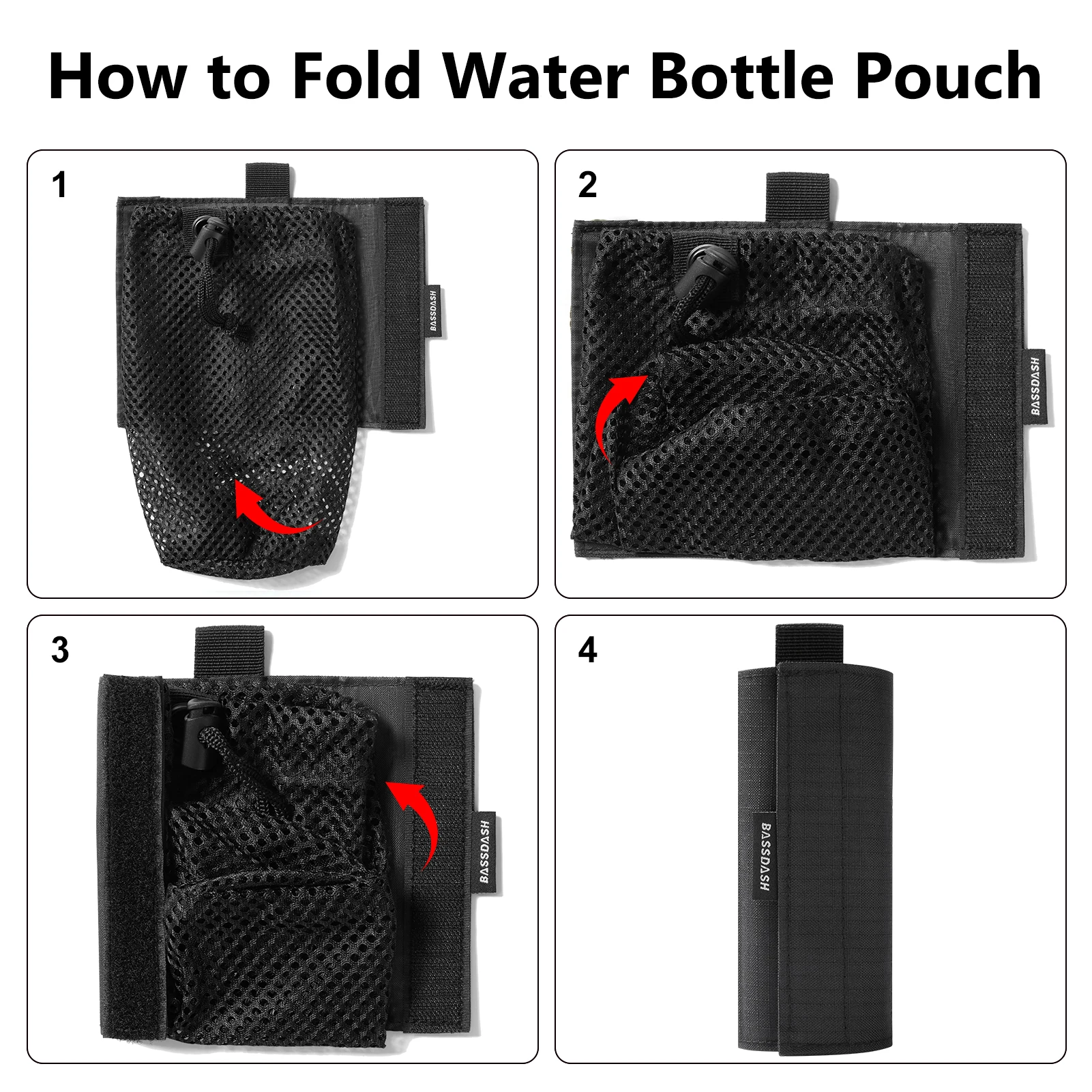 Bolsa portabotellas Bassdash – Sistema Molle para pesca - imagen 2