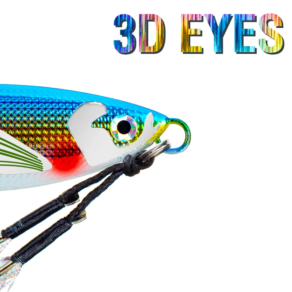 1 Uds 40g-120g Micro fregadero calidad Metal Jigging señuelo de pesca Minnow Wobblers cebo duro cebo Artificial carpa aparejos de pesca de lubina - imagen 3