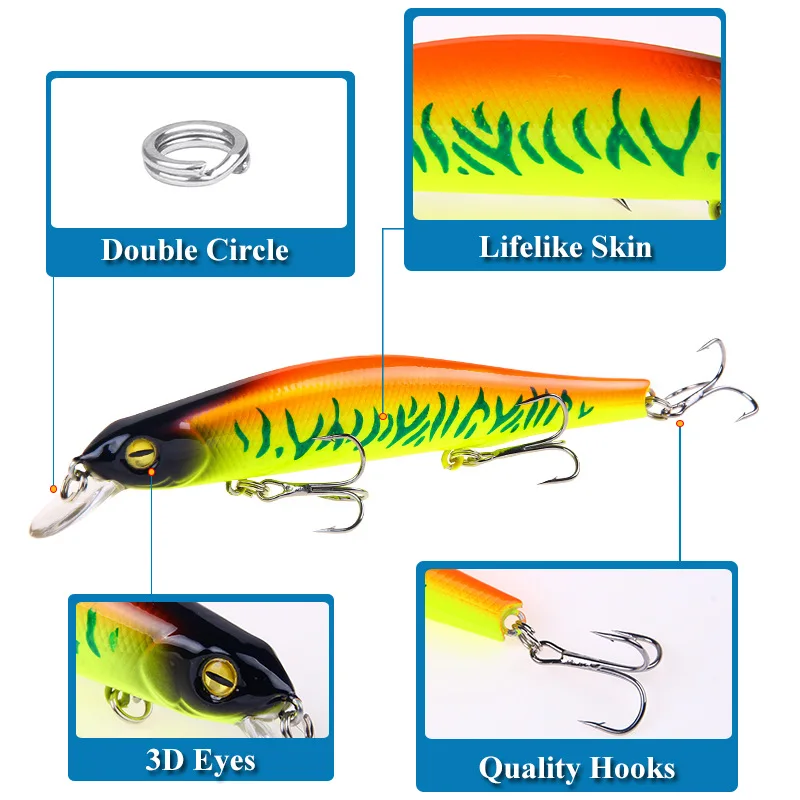 Se muestra un gancho de pesca en cuatro imágenes diferentes.