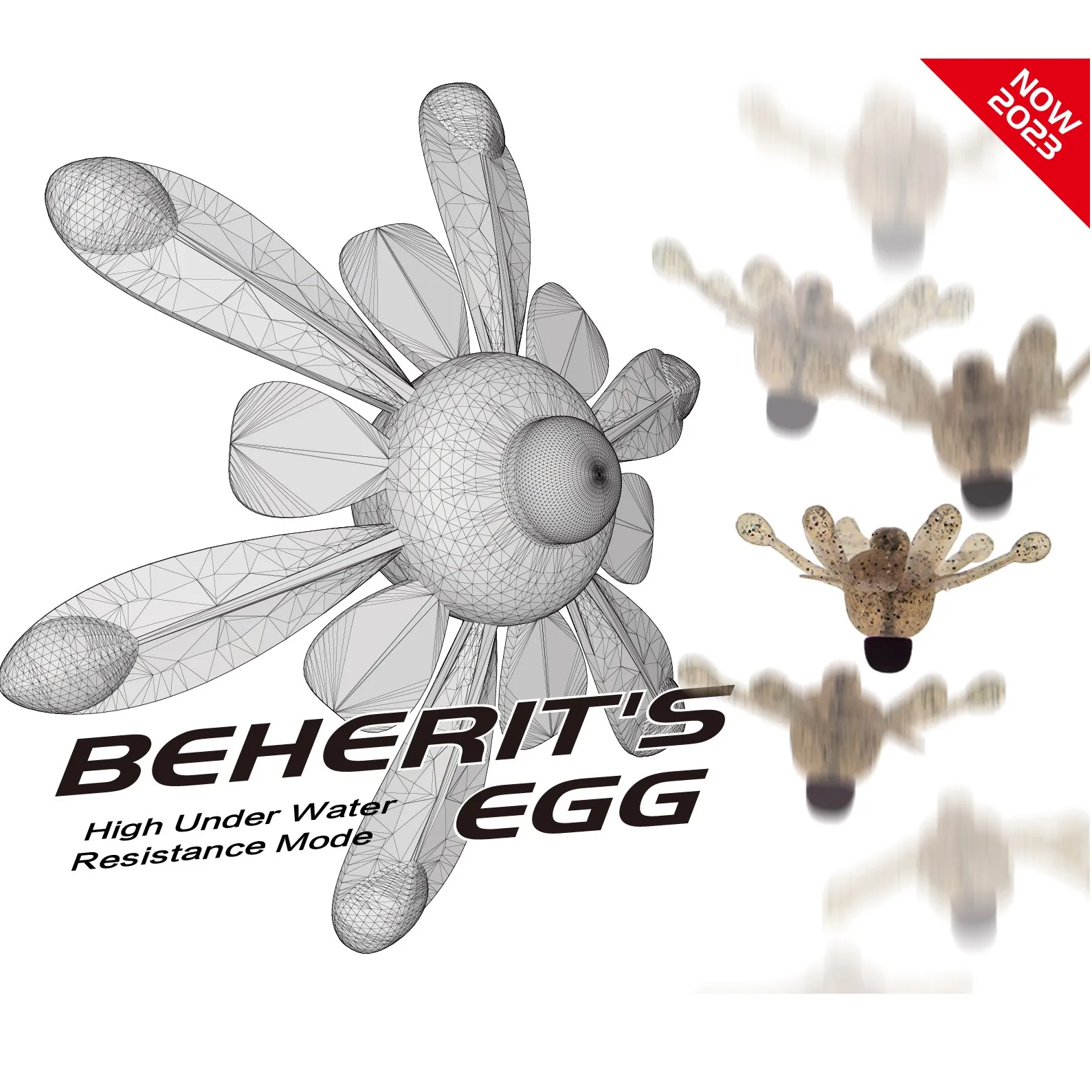 RAVENCRAFT-Cebo blando flotante BEHERIT'S EGG, 2,2 ", 3,3g, 6 piezas, contrapeso - imagen 3