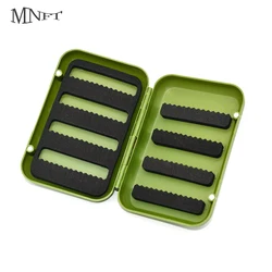MNFT Caja de moscas en ABS y espuma ligera para pesca con mosca