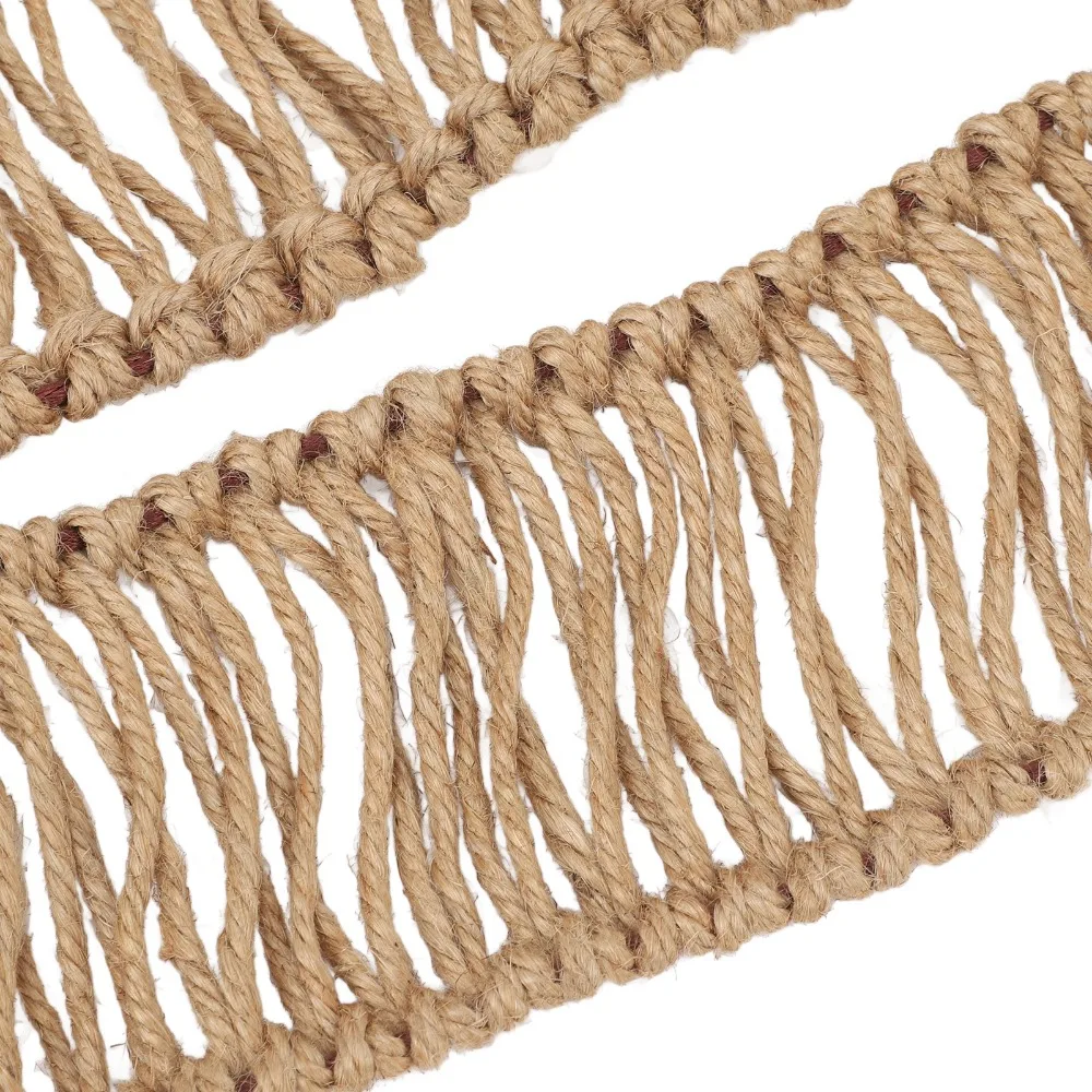 Cuerda de cáñamo envuelta Tambor de lengua de acero Decorativo Cancelación de ruido Tambor etéreo Accesorio hecho a mano 