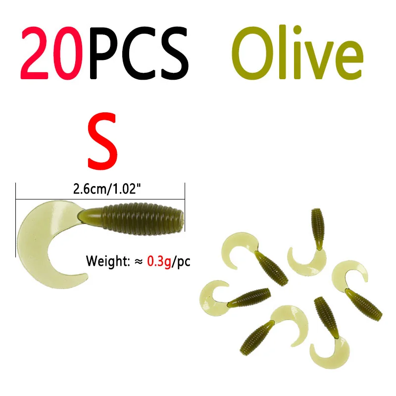 20pcs Olive S