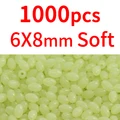 6x8mm 1000pcs white