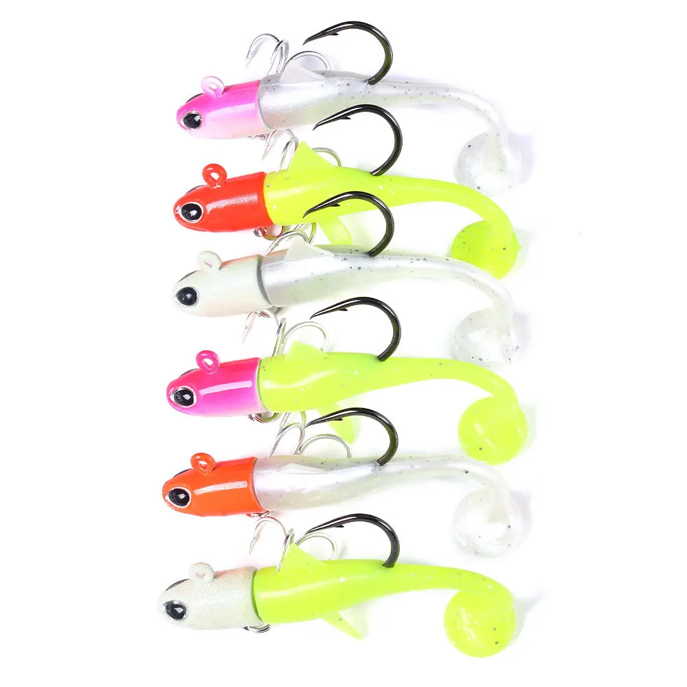 KNCONAN-SEÑUELOS blandos de silicona para pesca en el mar, cabeza de JIgging, Wobblers, Swimbait, Peche para lubina, Lucio, Leurre, 105mm, 28g, 35g, 45g - imagen 5