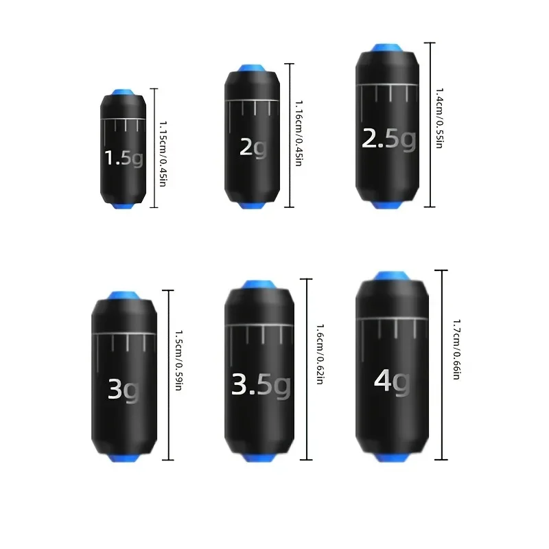 Plomos Cambio Rápido 1,5g-4g para Aparejos de Pesca - imagen 2