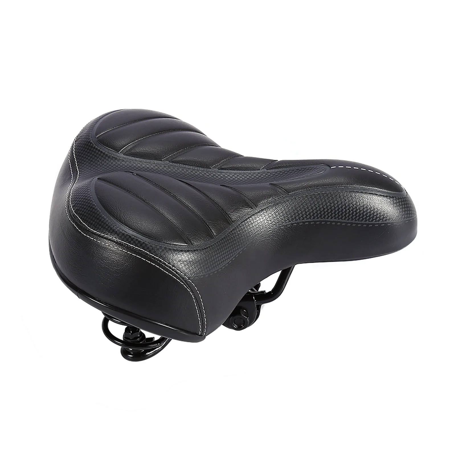Saddle City Sillín Cojín ultra suave Asiento negro mate de montaña más grueso Cojín suave Asiento suave - imagen 3