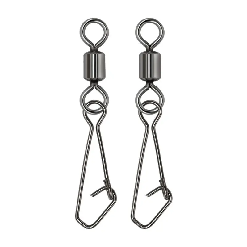 1000 Uds accesorios de Pesca cobre acero inoxidable giratorio Snap fuerte Pin conector aparejos al por mayor por Pesca a granel - imagen 2