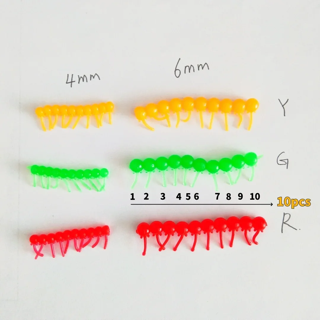 100 granos 4mm 6mm cebo de pesca pesca de carpa bola de burbuja pez huevo señuelo carpa Artificial pescado frijol Boilies - imagen 3