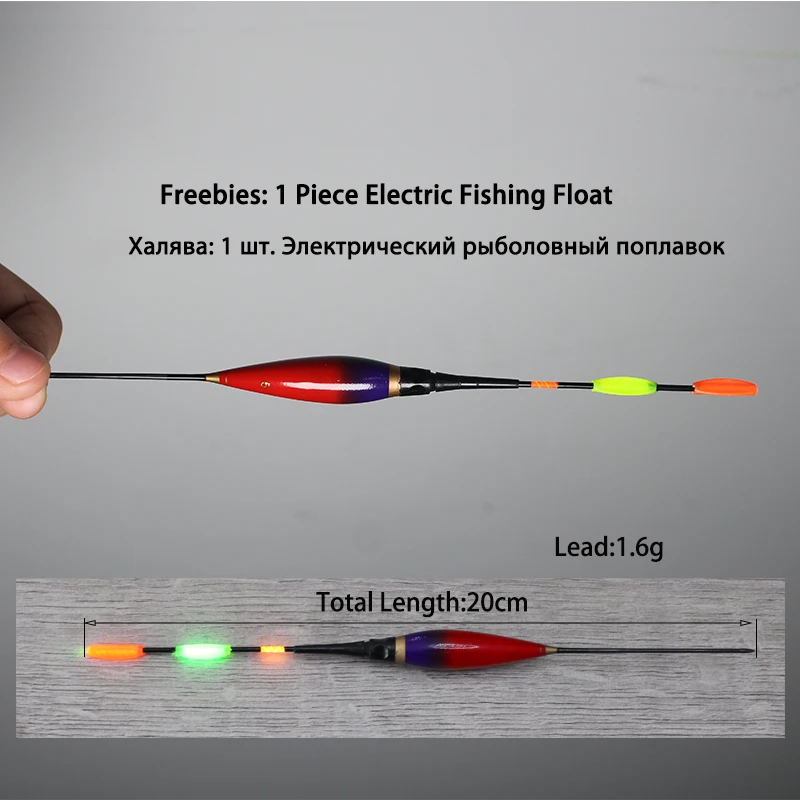 WLPFISHING-flotadores de pesca con batería CR425, celdas de litio con Pin de 3V, luz LED eléctrica nocturna, aparejos de accesorios Bobber de pesca, 50 Uds./lote - imagen 3