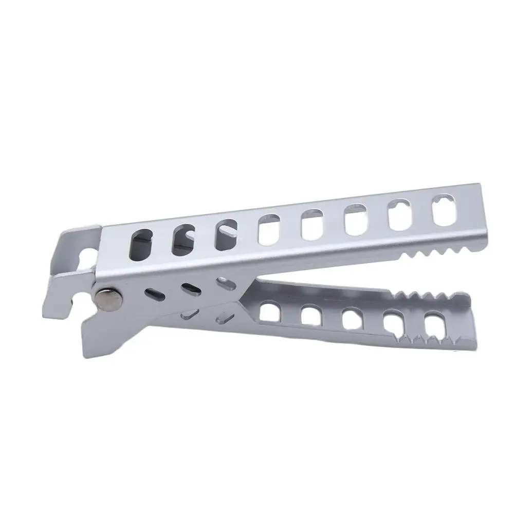 Vajilla, utensilios de cocina para barbacoa, utensilios de Picnic, olla para acampar, sartén, sartén, tazón, pinza, abrazadera antiescaldaduras, Clip de soporte - imagen 3