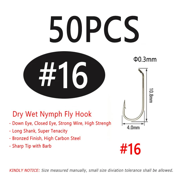 50PCS Size 16