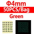 4mm green 50pcs