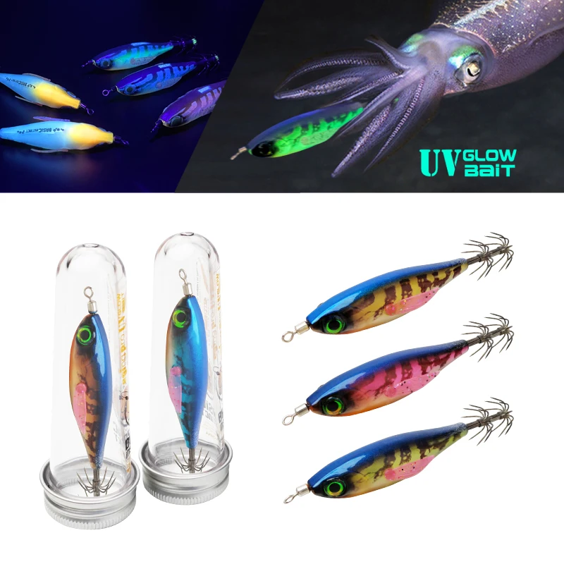 Egi para calamar luminoso 5g: pulpo artificial para trolling - imagen 2