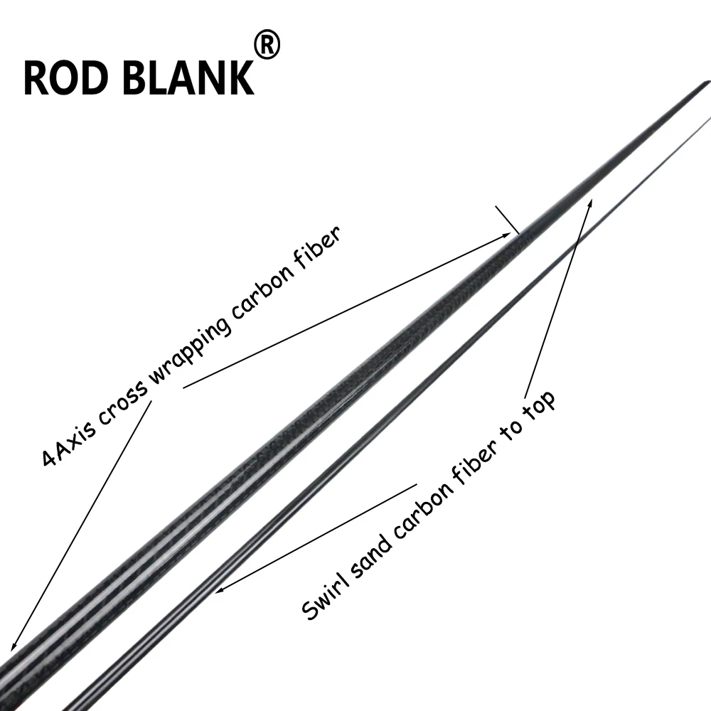 Caña Blank fibra de carbono pesca deportiva - imagen 2
