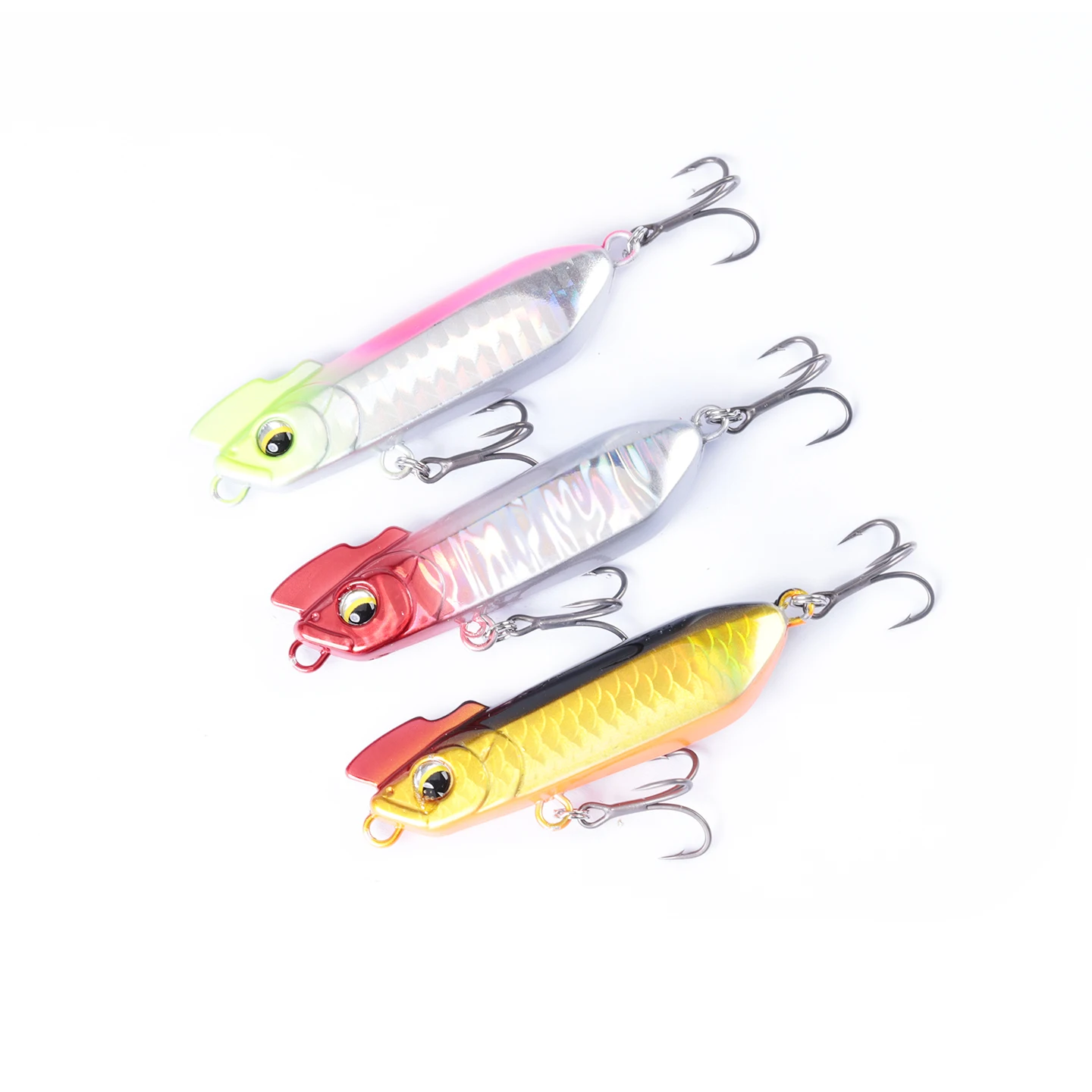 OUTKIT-señuelo de pesca con lápiz que se hunde, aparejos de pesca de lubina, señuelos de agua salada, cebo para peces, señuelo de curricán, accesorios de pesca, 5/14/18g - imagen 3