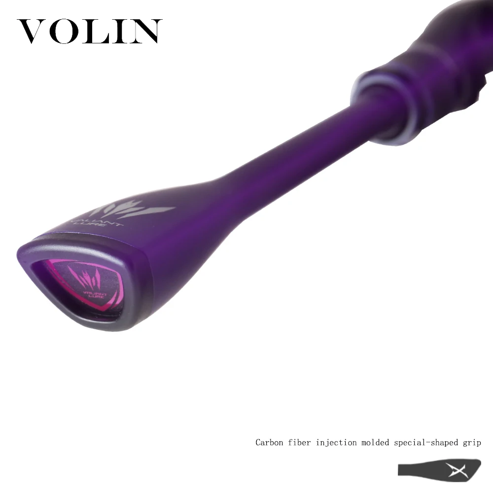 Volin-caña de pescar giratoria UL para trucha, caña de pescar de 1,68 m y 1,8 m, con punta superior sólida, de carbono - imagen 2