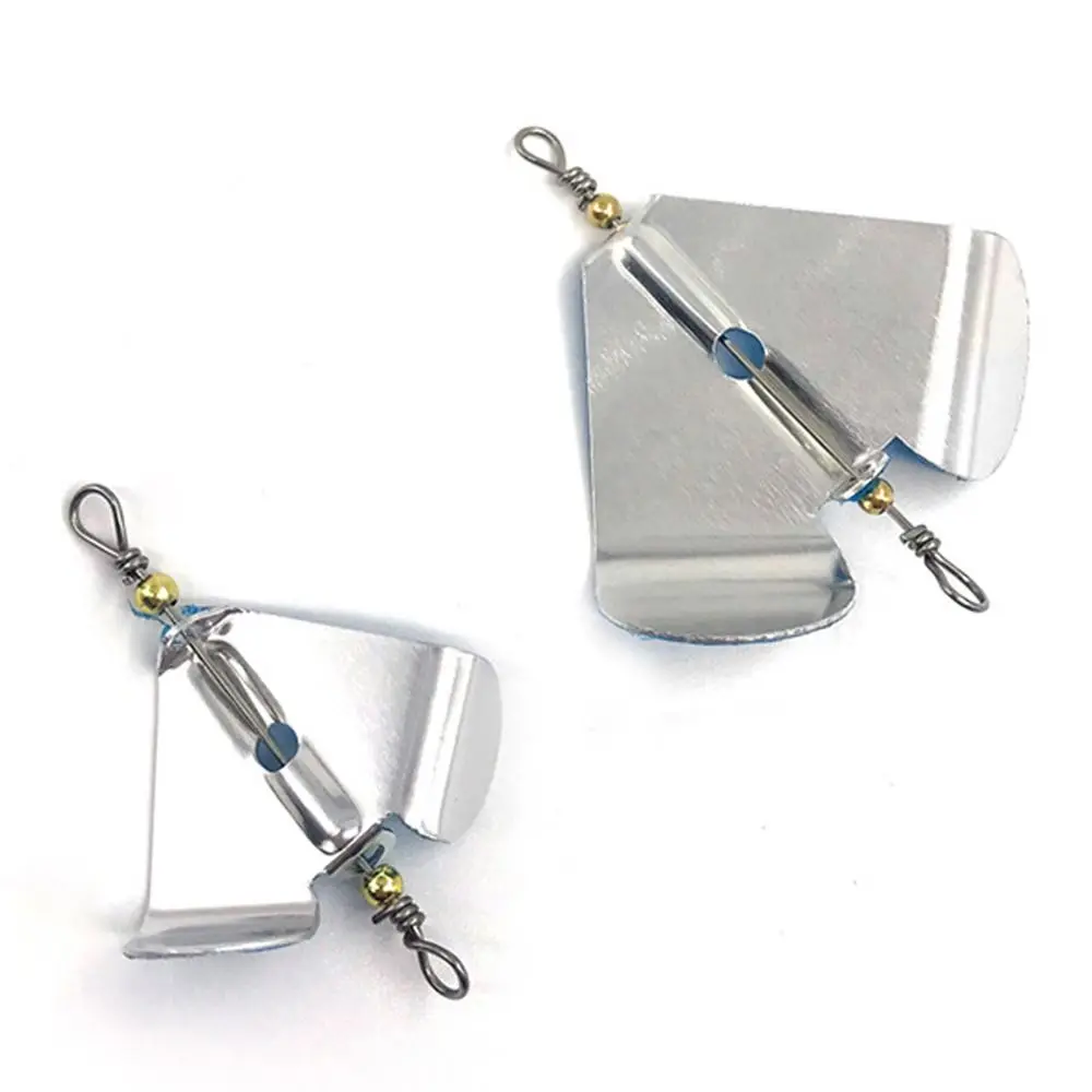 Spinnerbait-hélice giratoria con enchufe personalizado, cuchillas de señuelo de pesca de fundición, Topwater, Spinnerbait de acero inoxidable, hoja de utilería para pesca - imagen 4