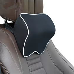 Reposacabezas cuero PU negro para coche – Cojín asiento universal