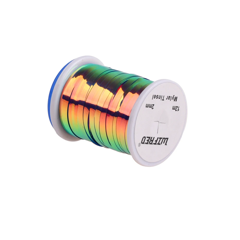 Mylar plano para atado de moscas ICERIO Pavo real metálico para ninfas - imagen 5