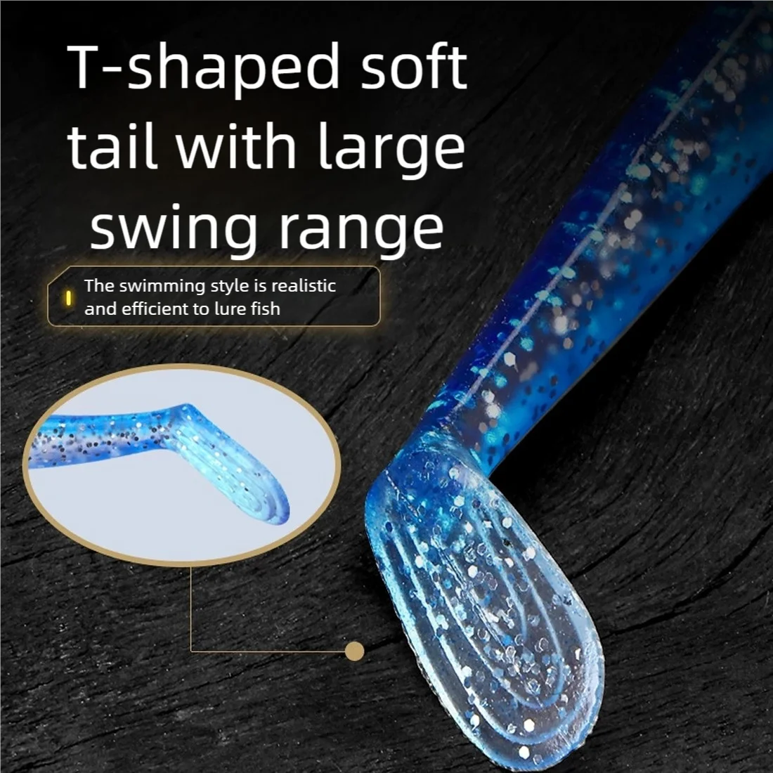 9KM 1 ~ 5 uds 12,5 cm 22g señuelo suave de pesca cabeza de anzuelo de agua salada señuelo de pesca Swimbait con gancho para agua dulce - imagen 4