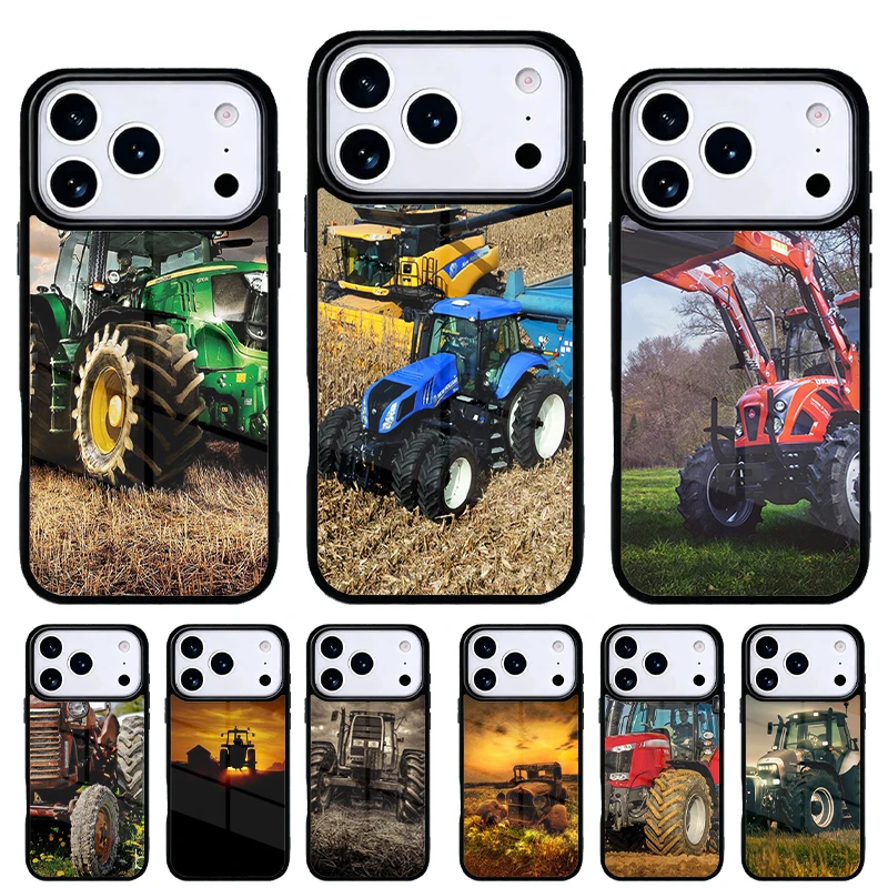 Funda tractor agrícola para iPhone – Compatible 11 a 17 Pro Max