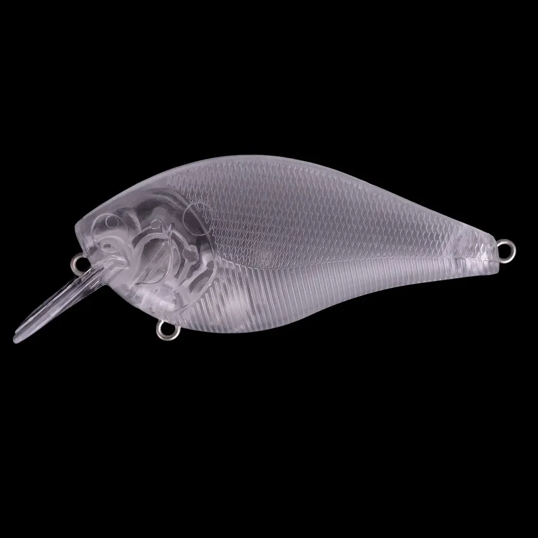 Cebos transparentes en blanco para pesca, cebos duros 3d sin pintar, Wobblers, accesorios para pececillos, suministros para cuerpos al aire libre, 20 piezas - imagen 3