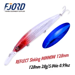 FJORD Señuelo Pececillo Hundido Swimbait Triple Anzuelo UV para Salada