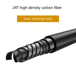 Goture Caña Telescópica Ultraligera Fibra Carbono 24T – Agua Dulce