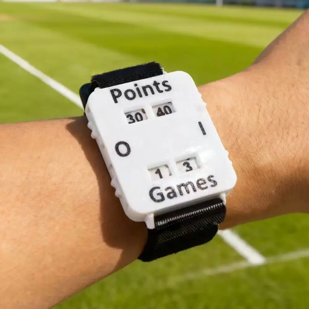 Contador de puntuación de muñeca ajustable con pantalla clara Contador de pulsera de diseño liviano para un fácil puntuación Contador de muñeca
