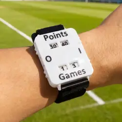 Contador de puntuación de muñeca ajustable con pantalla clara Contador de pulsera de diseño liviano para un fácil puntuación Contador de muñeca