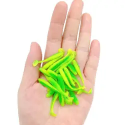 DUODUOYU Mini Señuelo Ttail para Carpa - 0,37g 3,5cm Suave