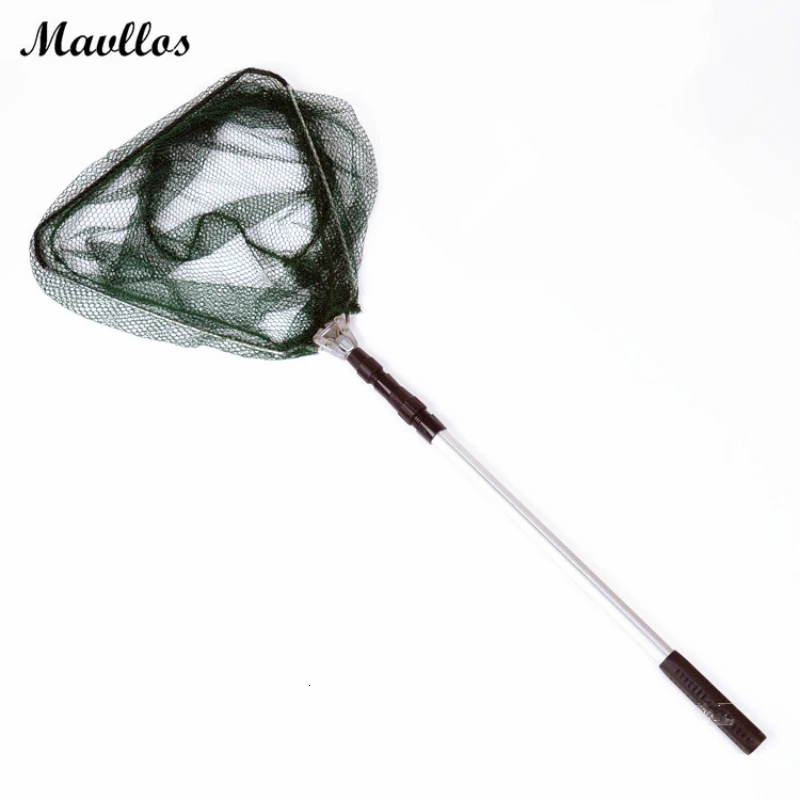 Mavllos-redes de pesca de invierno de 175CM, ultraligeras, portátiles, de aluminio, para carpa, con mosca telescópica - imagen 2