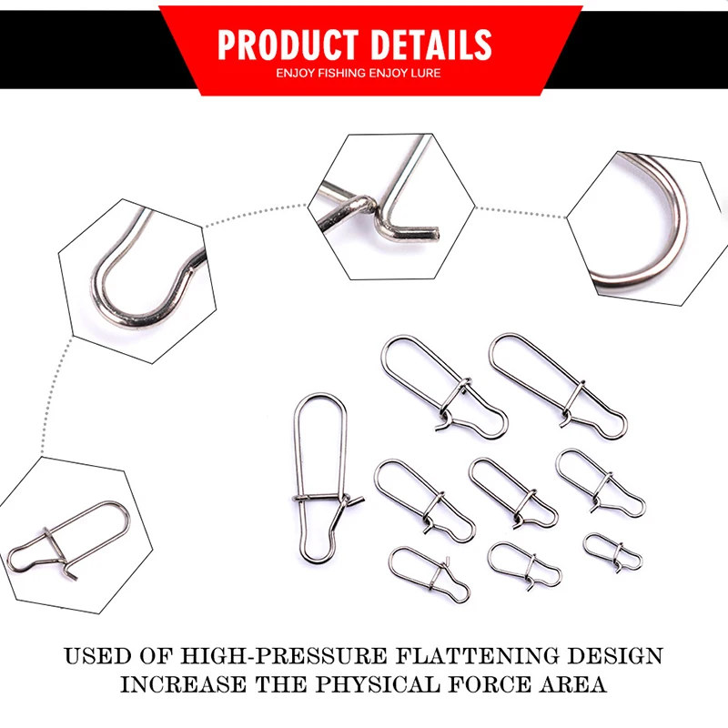 Matsumoto Luya PROBEROS-pasador reforzado de acero inoxidable, 100 unidades - imagen 3