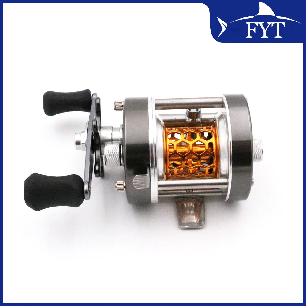 Nuevo Carrete de pesca MingYang W300L Baitcasting 172g 5,0: 1 freno centrífugo de mano izquierda y derecha para señuelos pequeños rueda de tambor fundido - imagen 5