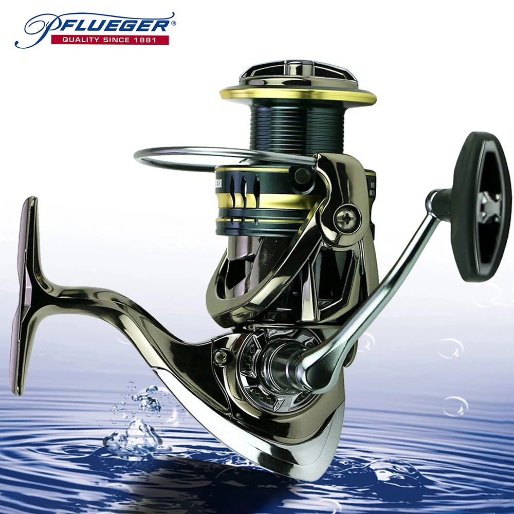 Carrete Spinning Pflueger para Mar – Construcción Metálica - imagen 2