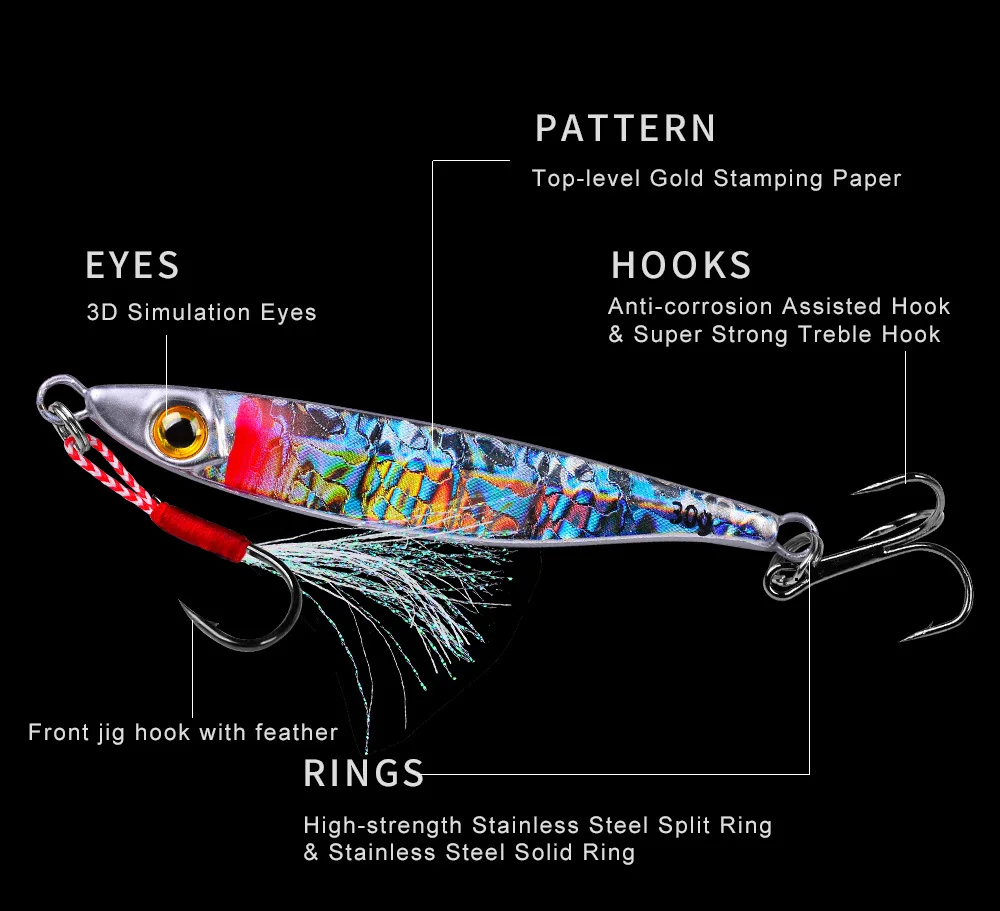 ¡Experimenta la emoción de la pesca con nuestro vibrante señuelo duradero y efectivo!