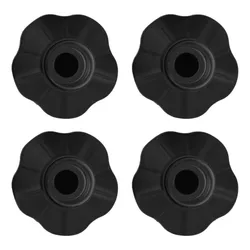 Almohadillas antideslizantes para base de silla de Camping, resistentes al desgaste, ajustables, plegables, 15/16mm, cubierta para base de silla, silla de pesca, 4 Uds.