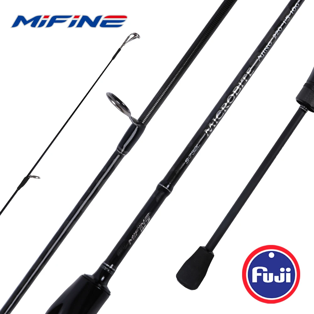 MIFINE MICROBITE Ajing XUL-UL caña de spinning ultraligera para roca