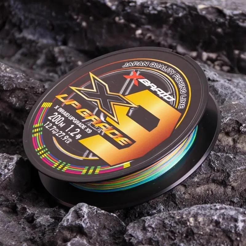 Línea de pesca Original YGK X-BRAID mejorada X9 9 línea de PE multicolor trenzada 14LB-62.1LB 100m/200m/300m línea de pesca de calidad japonesa - imagen 5