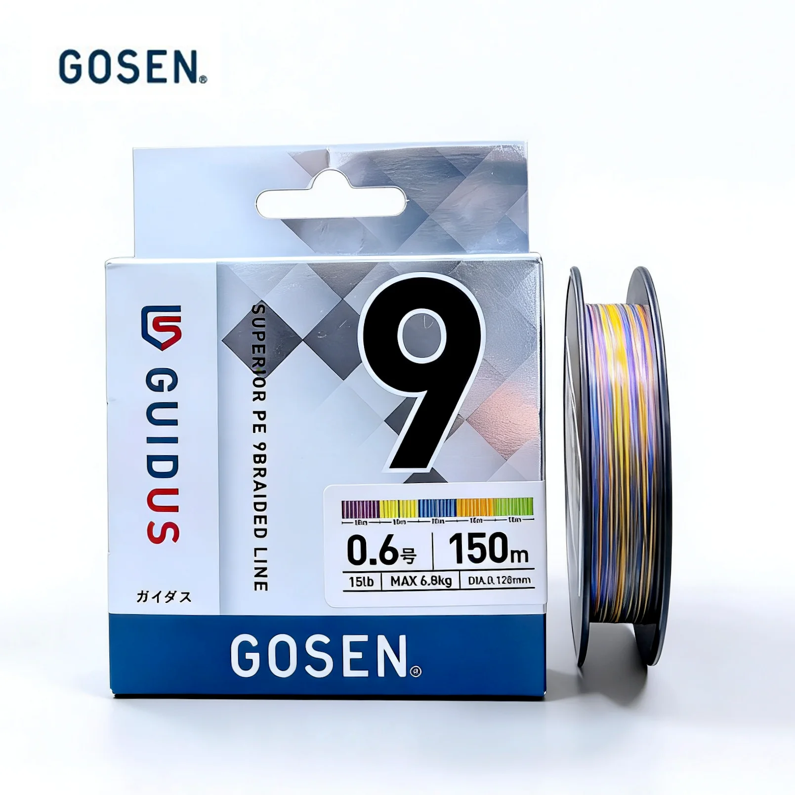 Línea PE Gosen X9 – Trenzado 9 hilos original Japón - imagen 4