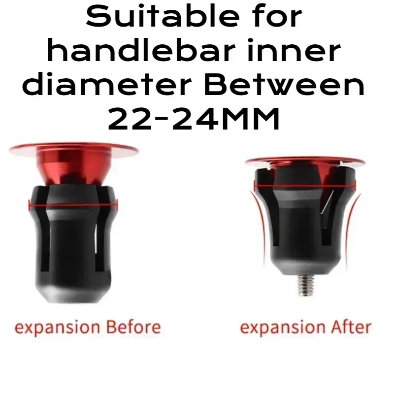 Tapones de extremo de barra de manillar de bicicleta, tapas de bloqueo de expansión, aleación de Color, cinta de manillar de bicicleta de carretera, accesorios exteriores, 2 uds. - imagen 3