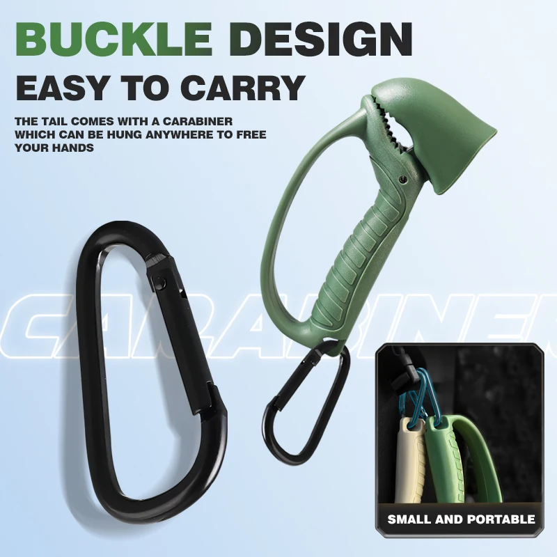 TAIYU-soporte de labio portátil para agarre de pescado, herramienta de Control, controlador de pesca, fuerza de mordida súper fuerte, aparejos de pesca para lubina y carpa - imagen 5