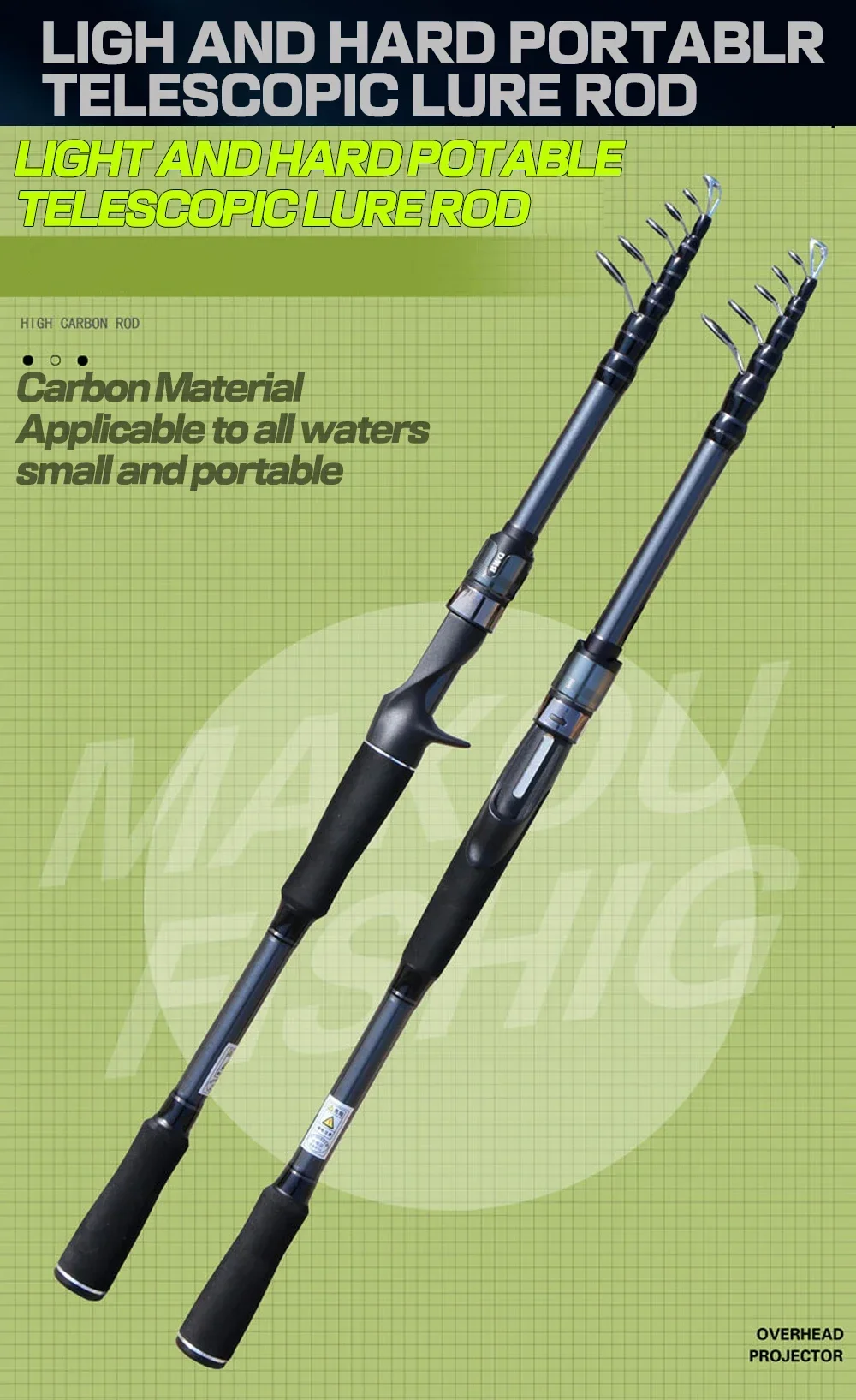 Experimente lo último en conveniencia de pesca con nuestra vara telescópica ligera y portátil