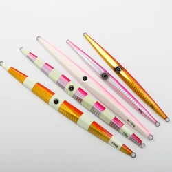 CASTFUN-señuelo de pesca Jigging para agua salada, anzuelo Vertical de Metal, cebo Artificial, 80g, 100g, 120g