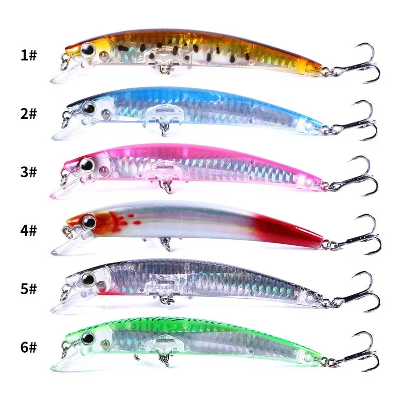 Señuelo láser Wobblers Crankbaits, cebo duro que se hunde, pececillo japonés para acampar al aire libre, 1 piezas, 12cm, 14g - imagen 2