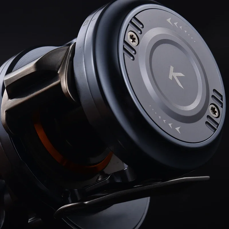 Carrete de trucha Kingkong CNC, carrete poco profundo, carrete de Baitcasting Micro redondo 7,3: 1, rueda de tambor ligera, carrete de pescado de agua dulce - imagen 3